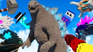 We Destroy Godzilla with Infinite Weapons and Mods in Teardown Multiplayer [upl. by Ahcsropal]