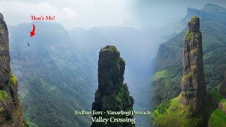 Most Thrilling quotZIPLINEquot of Maharashtra  Jivdhan Fort  Vanarlingi Pinnacle Zipline and Rappelling [upl. by Markson]