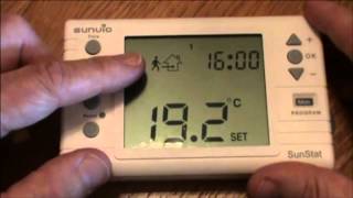 Programming the SunStat amp SunStatRF [upl. by Rusticus]