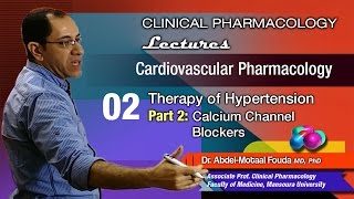 Cardiovascular Pharmacology Ar  02  Calcium channel blockers [upl. by Eniksre]