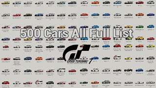 Gran Turismo 7  All Cars Full list Brand Central amp Collection 500500 Cars April 2024 4KPS5 [upl. by Fredette741]