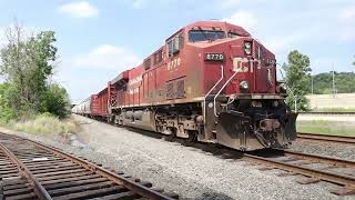 CPKC Train Closeup Switch Action Red Rock Newport MN Includes Spring and Old Rail Info cpkc [upl. by Norb832]