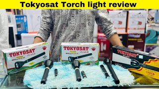 Tokyosat Torch light review  Tokyosat torch light price in 2024 [upl. by Munn840]