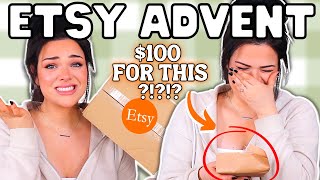 100 Etsy Advent Calendar with THIS INSIDE  Fall Advent Unboxing [upl. by Calise]