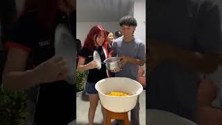 Arroz con pollo versión colegio Colgega foryou parati viral shorts [upl. by Elleirad273]