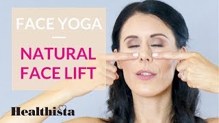 Face yoga exercises for natural facelift in 3 minutes [upl. by Aneeroc868]