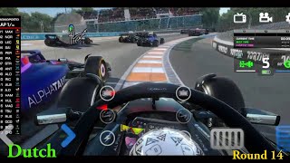 Monoposto 2024 S3 Round 14 Dutch GrandPrix Battle In Top 5  Pitstop Strategy Decisive monoposto [upl. by Maxia]