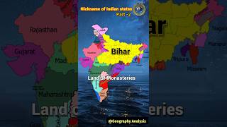 Nickname of Indian states and cities  Part 2 facts nicknames state city [upl. by Macmullin]