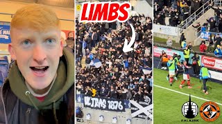 SCENES as LEAGUE ONE Falkirk DEMOLISH Dundee United 🤯 [upl. by Lean]