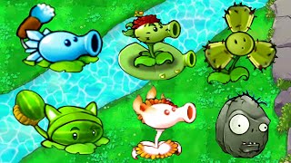 Clover Spikes amp Watermelon Tail KO Gargantuar  Plants vs Zombies Hybrid 236 Challenge HARD MOD [upl. by Gisella]