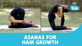 Yoga Asanas for Hair Growth  Yoga Asanas [upl. by Eimmij]