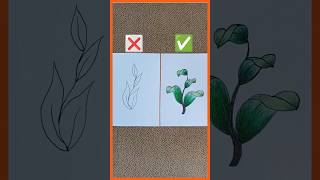 leaf drawingHow to draw a leaf correctly [upl. by Nameloc]