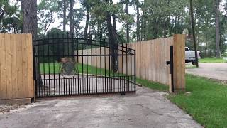 Custom Wrought Iron 14 Sliding Gate [upl. by Orwin]