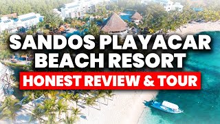 Sandos Playacar Beach Resort  Playa Del Carmen  HONEST Review amp Tour [upl. by Jyoti661]