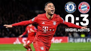 All Goals and Emotions of FC Bayerns 30 over Chelsea FC  Highlights [upl. by Leonerd]