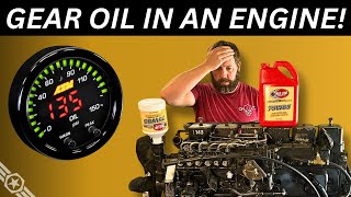 Running GEAR Oil in an ENGINE EXTREME PRESSURE [upl. by Malvina]