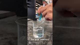 Reaction Of Sodium Alginate with Calcium chloride [upl. by Carnes]