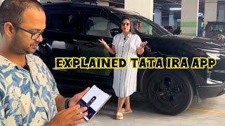 Detail review of IRA connect App of New Tata Safari 2024📲 [upl. by Yenduhc]