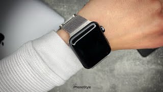 Hogyan cseréld le az Apple Watch szíjad Silver Milánói szíjra [upl. by Hausmann892]