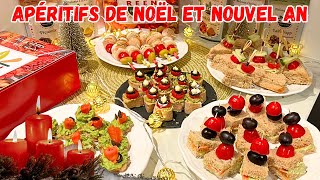 Apéritifs Festifs sans cuisson à base de pain de mie pour les célébrations de Noël et de Nouvel An 🎇 [upl. by Azpurua]