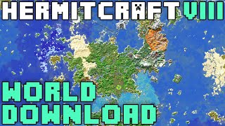 Hermitcraft VIII Season Eight World Download For Java Bedrock amp MCWorld [upl. by Dahlia]