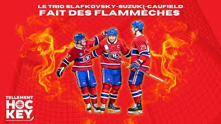 L’éclosion du trio SlafkovskySuzukiCaufield  Tellement Hockey [upl. by Aivart]