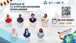 SIMTALK 18 HỌC BỔNG TLSTIFTUNG  CƠ HỘI PHÁT TRIỂN NGHỀ NGHIỆP TẠI ĐỨC [upl. by Samanthia964]