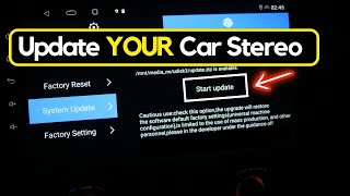 How to Update Your Android Car Stereo Firmware [upl. by Navap455]