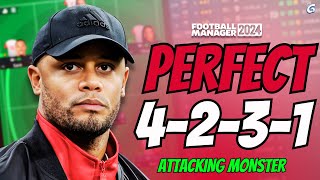 You MUST TRY This PERFECT FM24 4231 Tactic  FM24 Tactics [upl. by Inahpit]