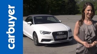 Audi A3 Cabriolet convertible 2014 review  Carbuyer [upl. by Osbert]