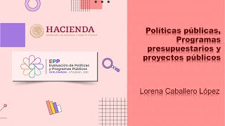 L21 Las políticas públicas Programas presupuestarios y proyectos [upl. by Ayekan861]