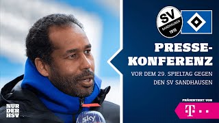 RELIVE Die Pressekonferenz vor dem 29 Spieltag gegen den SV Sandhausen [upl. by Roinuj]