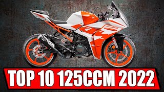 TOP 10 125CCM MOTORRÄDER 2022 [upl. by Narret]