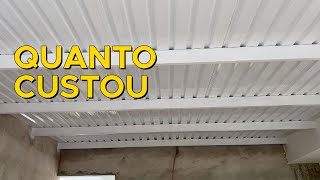 Garagem barata com telha sanduíche e estrutura metálica [upl. by Galan]