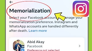 Instagram amp Facebook Memorialisation Settings [upl. by Rehpinej]