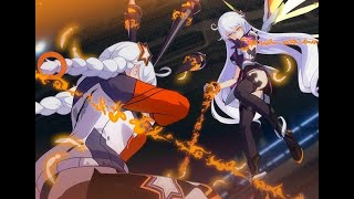 Honkai Impact 3rd Chapter 11EX Void Heavens amp Dianes Sojourn Full CG JP dub [upl. by Fawnia]