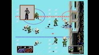 Classic Game Room HD  NHL HOCKEY 91 for Sega Genesis [upl. by Edson]