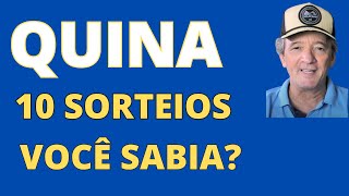 QUINA 10 SORTEIOS VOCE SABIA [upl. by Chyou330]