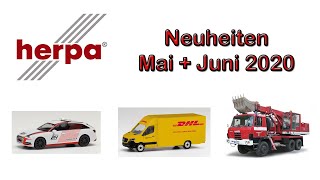 Alle Herpa Neuheiten Mai  Juni 2020 in der Übersicht [upl. by Ezra691]