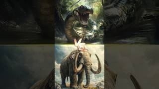 Titanoboa Vs Mammuthus Doedicurus Paraceratherium Smilodon Crocodile [upl. by Calendra]