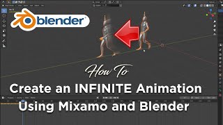 Create an Infinite Animation Extension with MIXAMO  Blender Tutorial [upl. by Allyn]