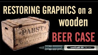 Ancient Wood Beer Case Restorationcleanup Tutorial ibuyoldbeercom [upl. by Nosraep]