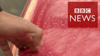 Saharan dust on cars inLondon BBC News [upl. by Atiruam]