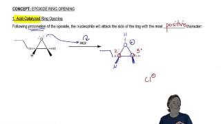 Acid Catalyzed Epoxide Ring Opening [upl. by Bearnard]