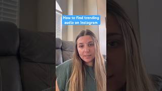 How to Find Trending Audio On Instagram Reels socialmedia [upl. by Turoff]