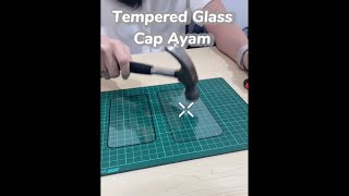 MOJOSKIN AEGIS Tempered Glass Vs Normal Tempered Glass Crack Test [upl. by Stephanus]