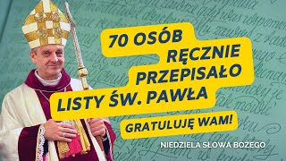 Niedziela Słowa Bożego 21 stycznia 2024 Bielsko Biała Biskup Roman Pindel [upl. by Kenzi331]