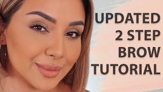 UPDATED EASY EYEBROW TUTORIAL 2021  NINA UBHI [upl. by Krenek]