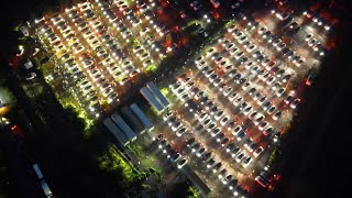 HD 🔊Tesla Light Show in Hamm 23092023  World Record 255 Teslas [upl. by Hcelemile291]