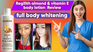 Regolith Almond and Vitamin E Lotion Review  For skin whitening  Meesho [upl. by Adnuhsor]